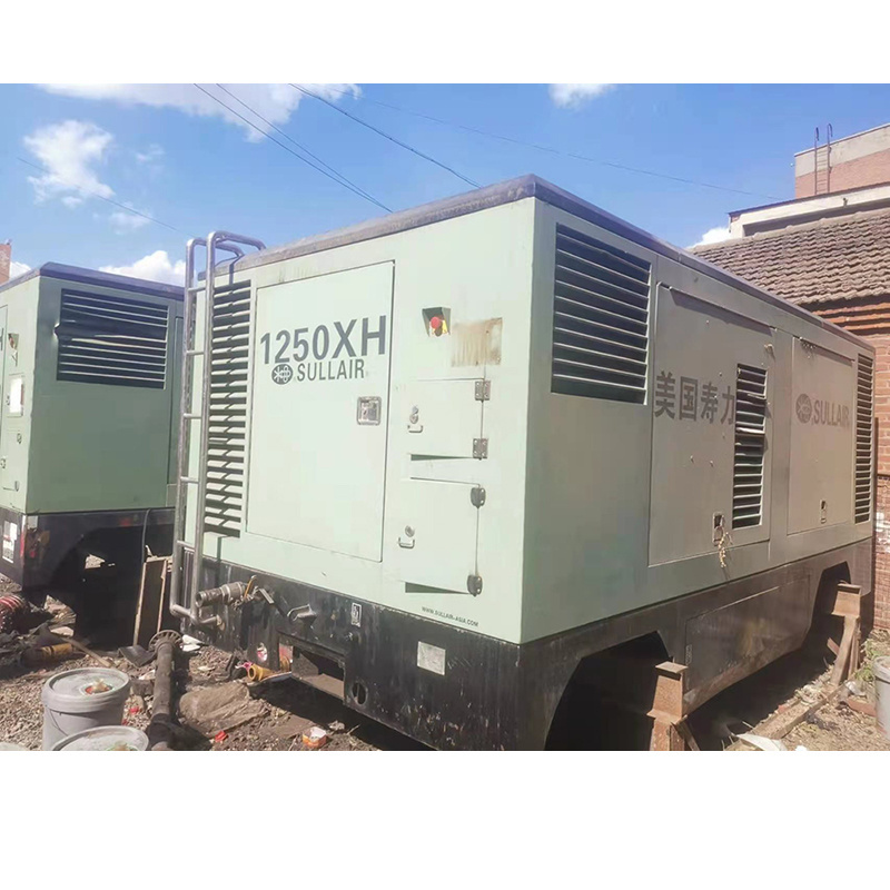 1250cfm Second hand Sullair DWQ1250XH 25 BAR CAT engine portable diesel Screw air compressor