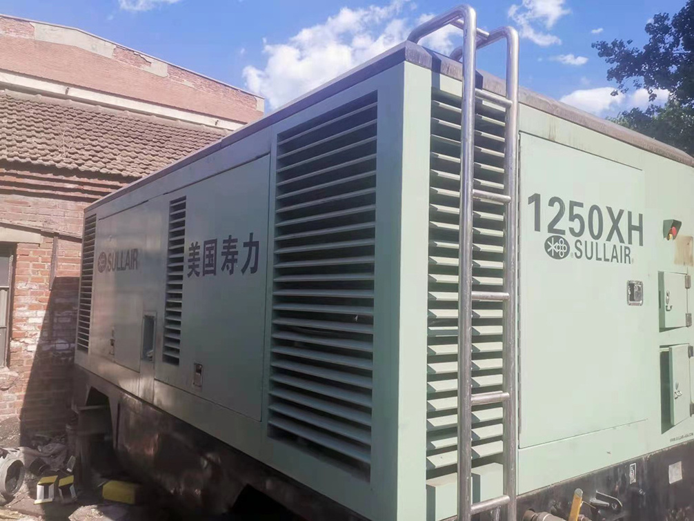 1250cfm Second hand Sullair DWQ1250XH 25 BAR CAT engine portable diesel Screw air compressor