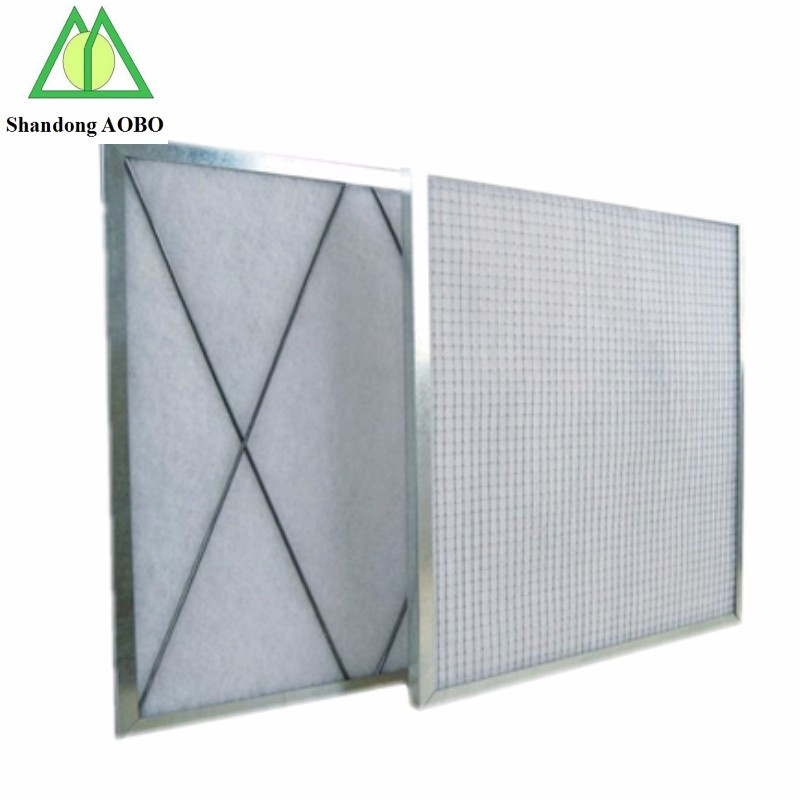 G4 washable filter with  wire mesh  pleated air pre filter