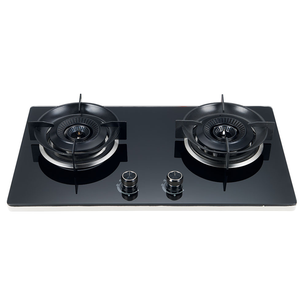 Wholesale Price Electric Table Gas Stove Tempered Glass 2 Burner Gas Stove For Cooking