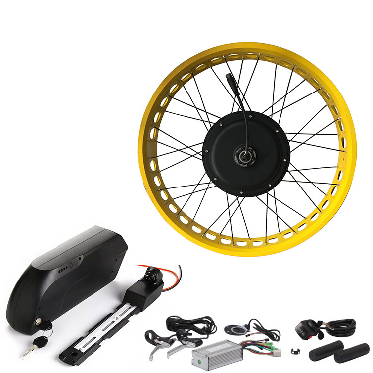 48v 26*4.0 inch tricycle electric mountain motor e bike front wheel conversion kit rear 1500w