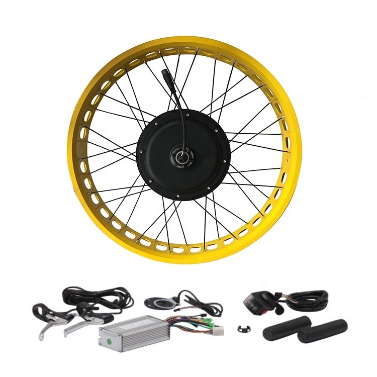 48v 26*4.0 inch tricycle electric mountain motor e bike front wheel conversion kit rear 1500w