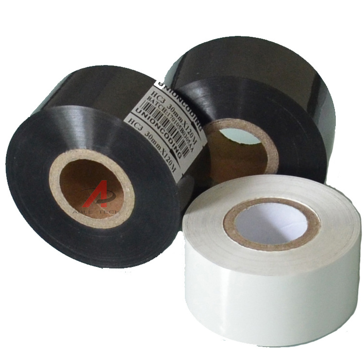 30mm*120m Hot coding foil AT1 used on HP241b HP241 batch coding machine batch number stamp ribbon