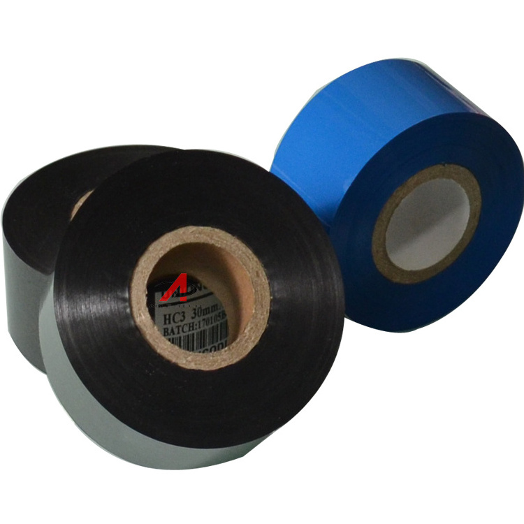 30mm*120m Hot coding foil AT1 used on HP241b HP241 batch coding machine batch number stamp ribbon