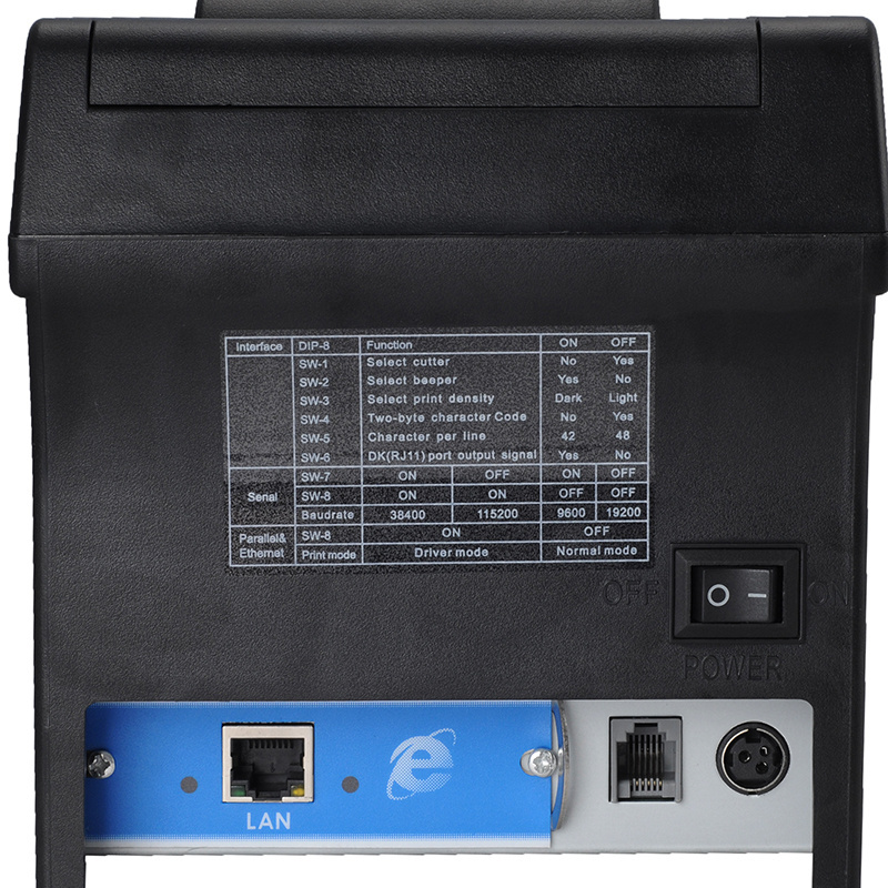 USB+Serial+Lan Pos 80 mm thermal Bill driver download thermal receipt printer