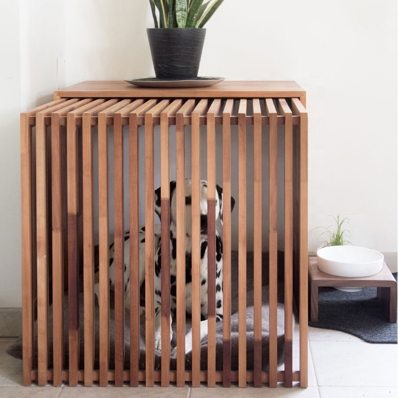 Garden indoor outdoor wooden dog Room Dog Kennel Furniture crate