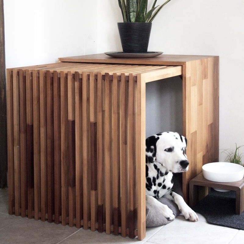 Garden indoor outdoor wooden dog Room Dog Kennel Furniture crate