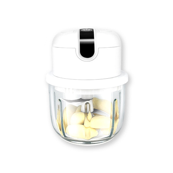 Wholesale Waterproof Portable Mini Electric Garlic Chopper Stainless Steel Garlic Cutter Crusher