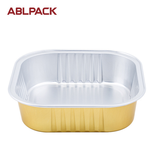 ABL 220ML Aluminum Foil Container Aluminum Foil Smooth Wall High Quality Cake Mold Fast Food Sealing Container