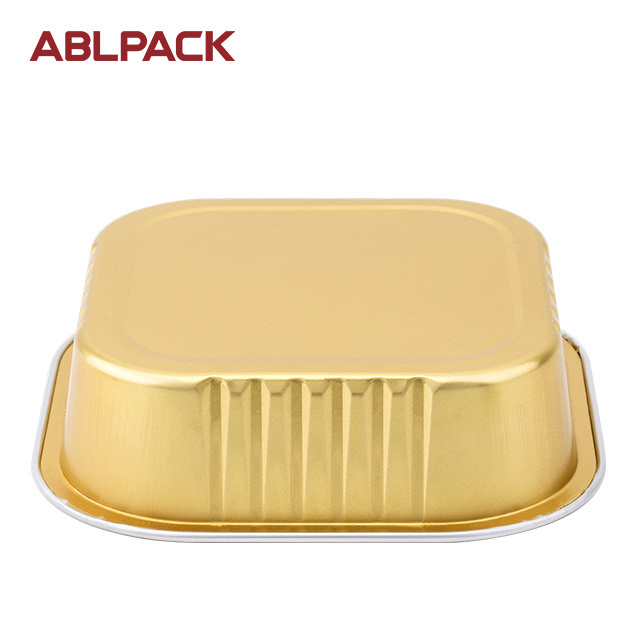 ABL 220ML Aluminum Foil Container Aluminum Foil Smooth Wall High Quality Cake Mold Fast Food Sealing Container