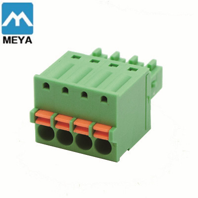 PCB male female terminal blocks 5.08mm pitch board to board wire connectors with fixing nut KF2EDGKM-5.0/5.08 terminal block