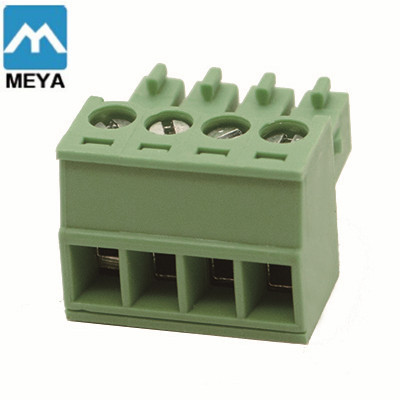 PCB male female terminal blocks 5.08mm pitch board to board wire connectors with fixing nut KF2EDGKM-5.0/5.08 terminal block