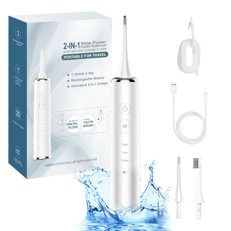 OEM water dental flosser IPX7 electric oral irrigator bucal water toothpick teeth cleaner