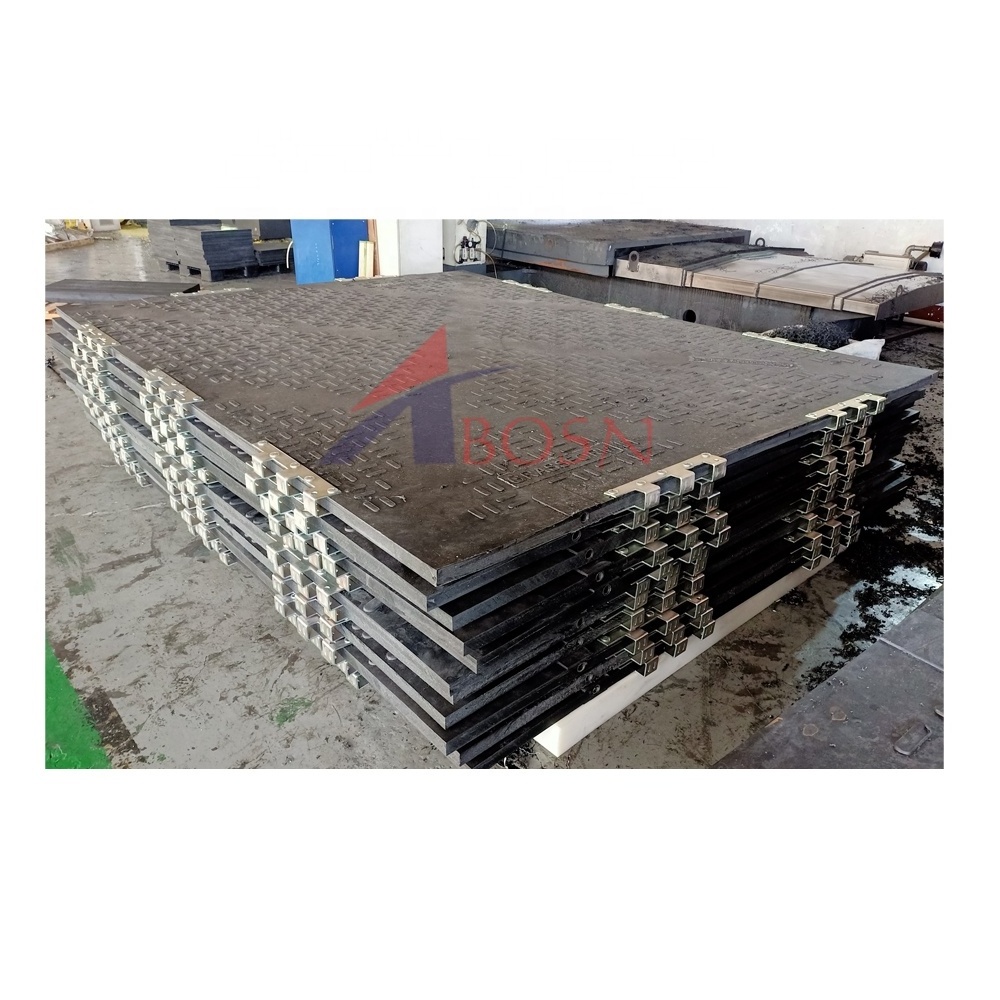 Plastic UHMWPE Light Weight Drilling Rig Mats Temporary Access Systems