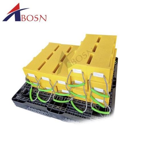 Customized Stable plastic anti-slip uhmwpe interlocking recycled plastic cribbing blocks