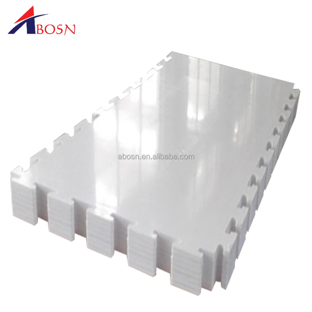 UHMWPE artificial ice panel / plastic synthetic ice rink / hockey training board for ice skating