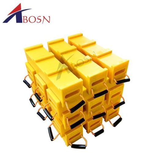 Customized Stable plastic anti-slip uhmwpe interlocking recycled plastic cribbing blocks