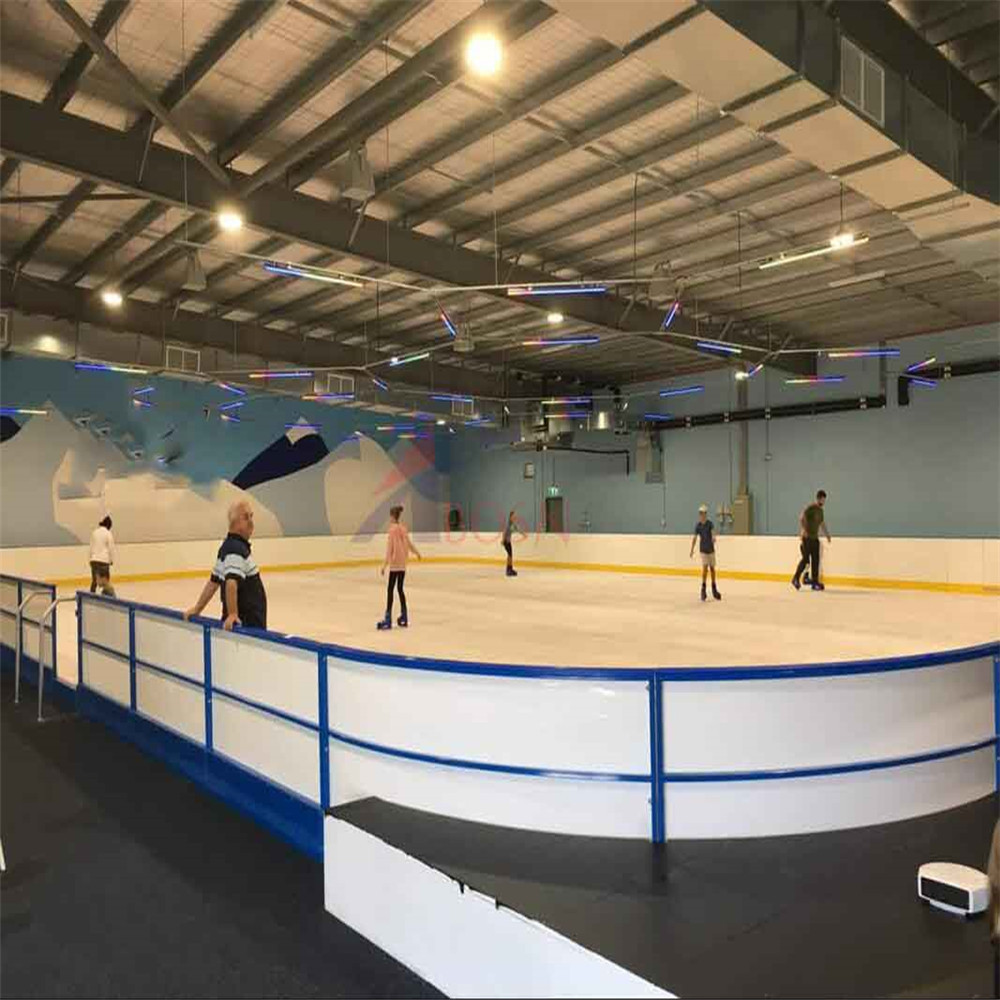 hdpe artificial Synthetic Ice Skating Boards for Basement Hockey Rink