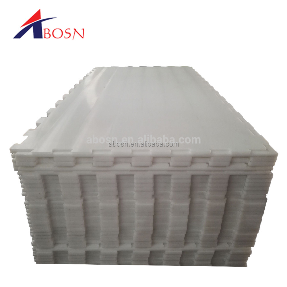 UHMWPE artificial ice panel / plastic synthetic ice rink / hockey training board for ice skating