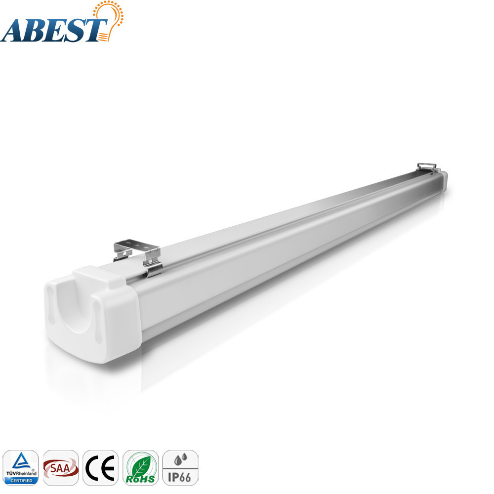 led strip tri-proof linear fixture ip65 tri-proof led light 40w 60w 80w led garage light for workplace lighting