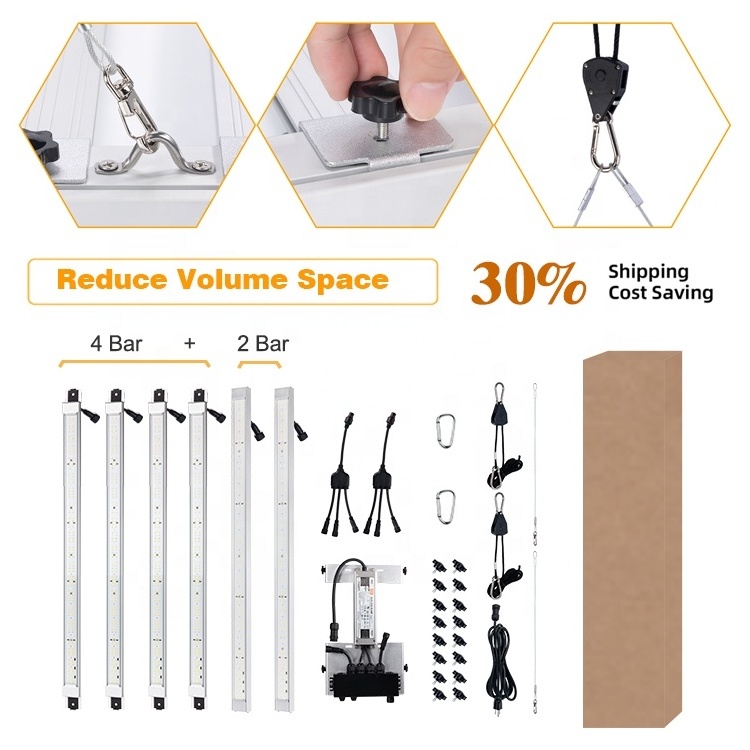 240w lm301h Evo Led Grow light Bar UV IR Separate Control lm301b lm281b Vertical Rack Indoor Plants Grow Lights