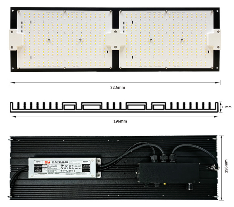 New Grow Led 240w Board lm301h UV IR Separate Control Samsung led 240watt 301h Evo Grow Box Vertical Farming Led Grow Lights