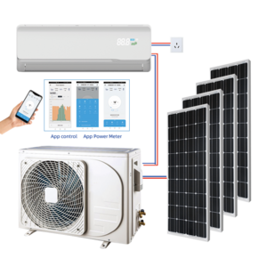 gree/midea/tcl/chigo/aux solar powered air conditioner for home Portable Split Solar Air Conditioners  Wholesale Price