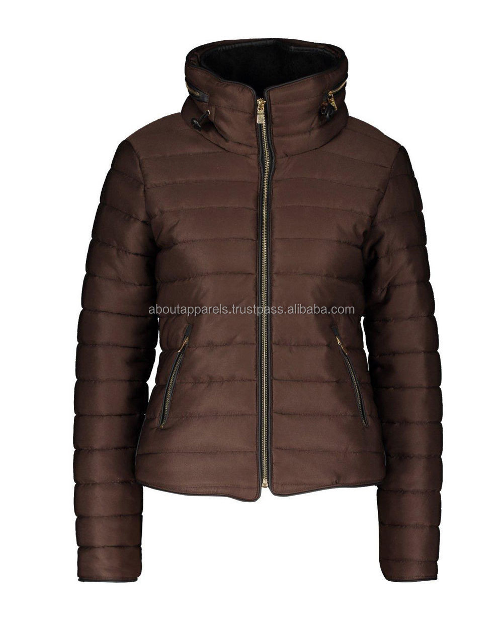 Cheap Sale Ladies Long Fashion Padded Winter Fur Warm Down Padded Jacket, New Stylish Women Quilted Padded Jacket