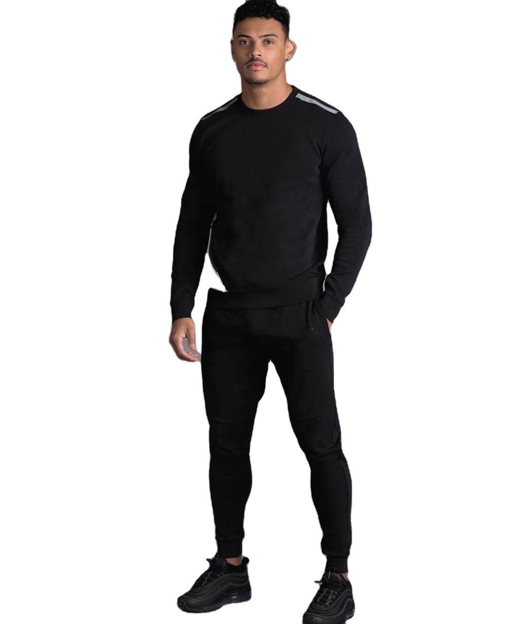 Bulk Wholesale Blank Jogging Suits Men Sweat Suit/Custom Made Tracksuits Sweatsuit Set With Grey