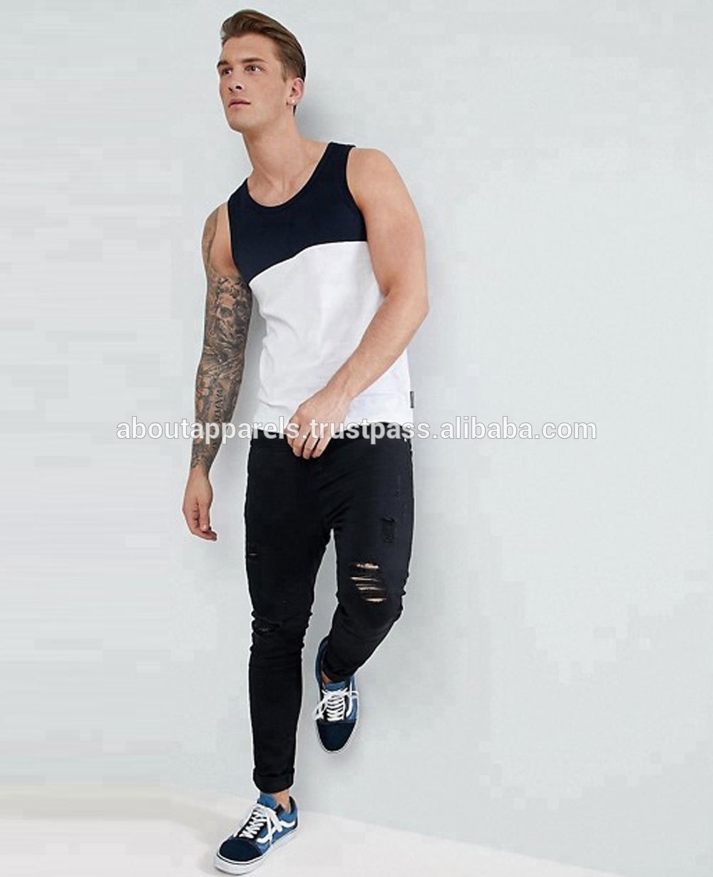 New custom men stringer tank top 100% polyester bodybuilding muscle shirt, New Arrival Cheap Stylish Singlet