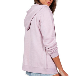 Women's New Design Printed Fleece Kangaroo Pocket Crew Neck Raglan Sleeve Baja Sweatshirt Maroon