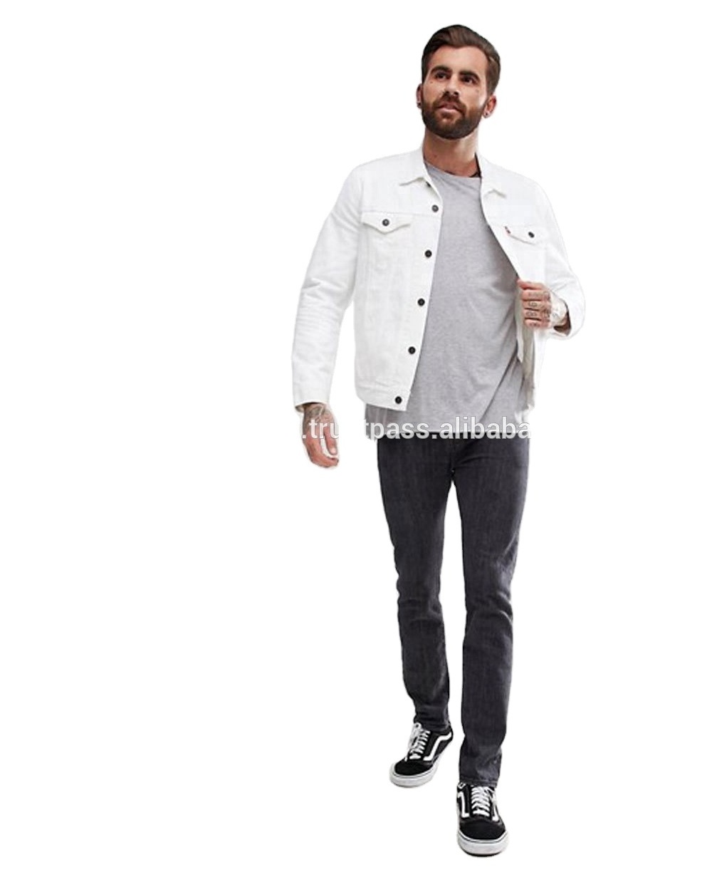 OEM Bulk Wholesale cheap custom new product man custom denim jacket