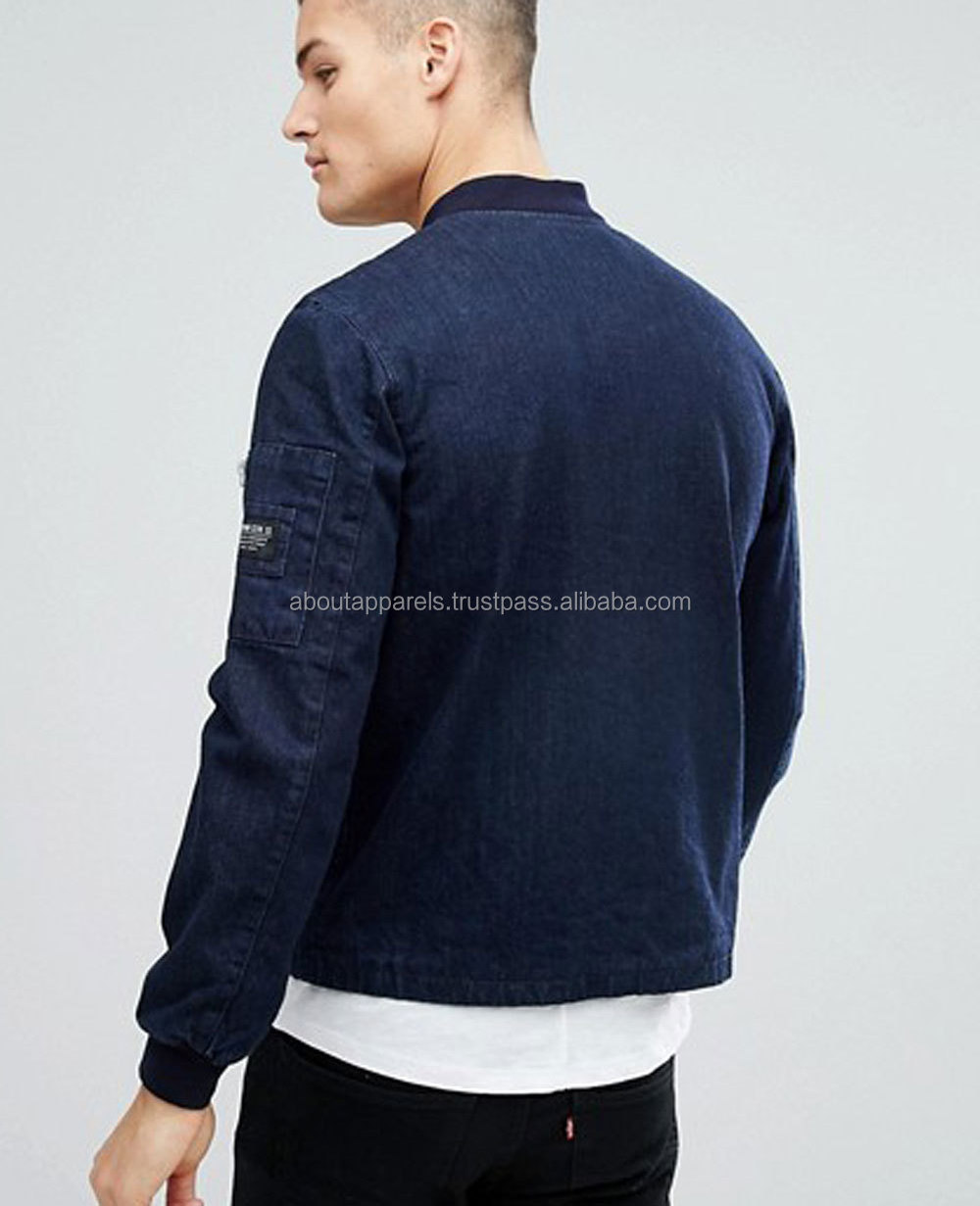 New arrival high quality fashion men's red cotton button denim jacket