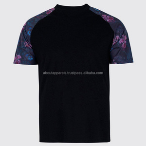 China Custom Thermochromic Design Men Color Changing Heat Sensitive T shirts with sublimation shoulder