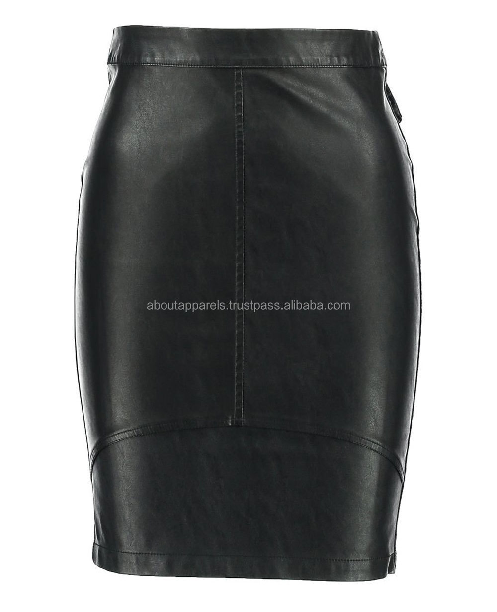 2022 hot sell Customize cheap and high quality high waisted mini a line Genuine Sheepskin leather skirt for fat women