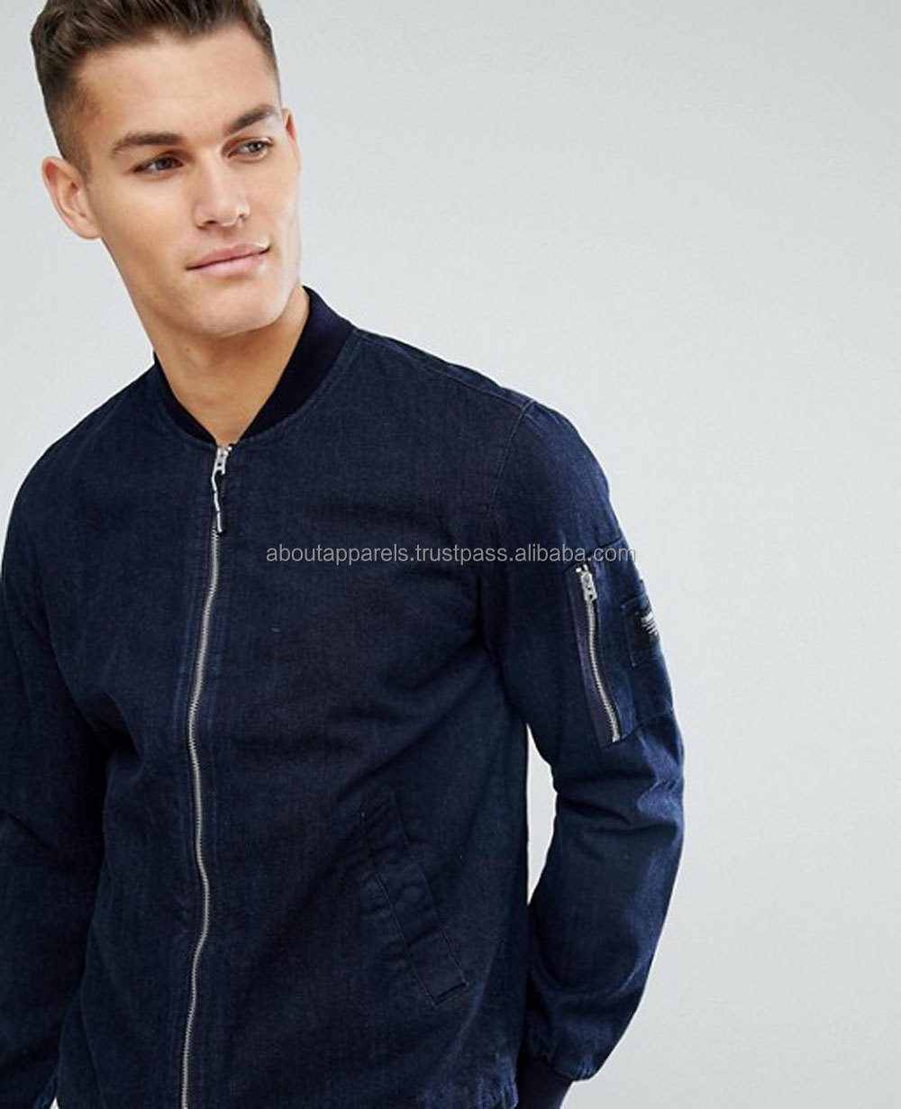 New arrival high quality fashion men's red cotton button denim jacket