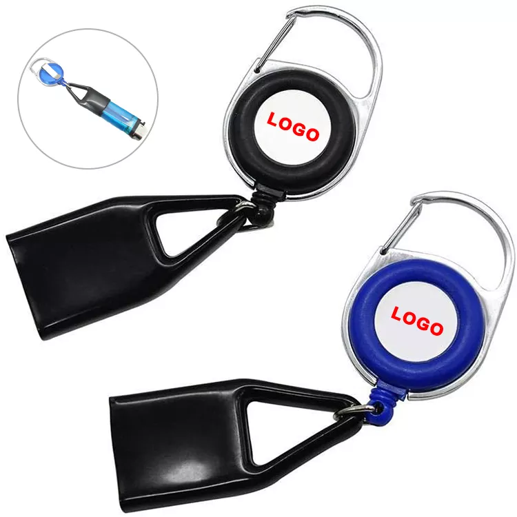 Multicolor oval yoyo Plastic ABS ID name badge reel Retractable badge holders Carabiner Badge Reels with LEASH wholesale