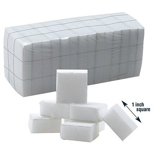 20PCS/PACK 95x25x25mm Grit 120 4 ways White EVA Nail Buffer Block For Nail Sanding