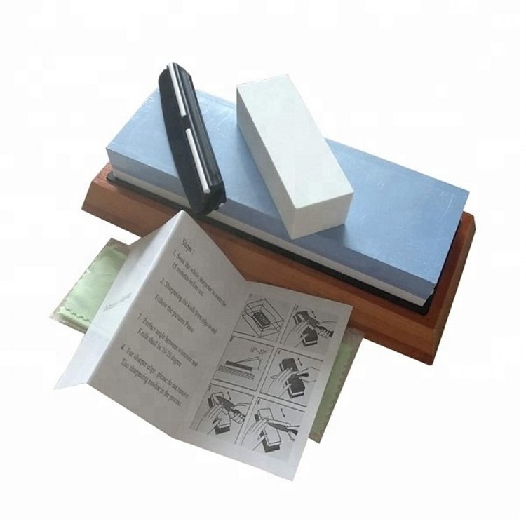 Premium quality Whetstone Knife Sharpening Stone Set double side stone sharpening 1000 6000 grit stone knife sharpener