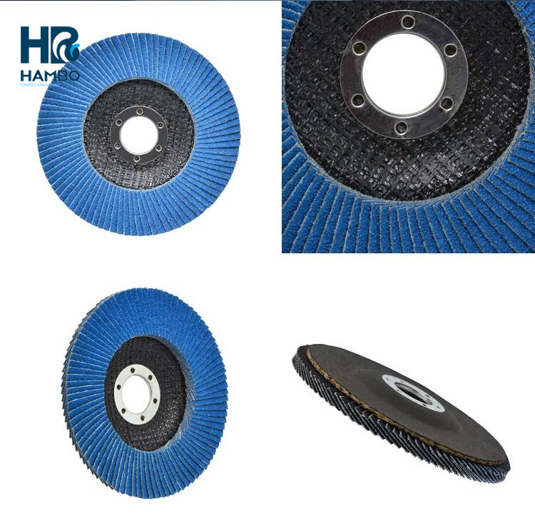 115mm Blue Color Germany and  Zirconia Quality Flap Disc Sanding Disc