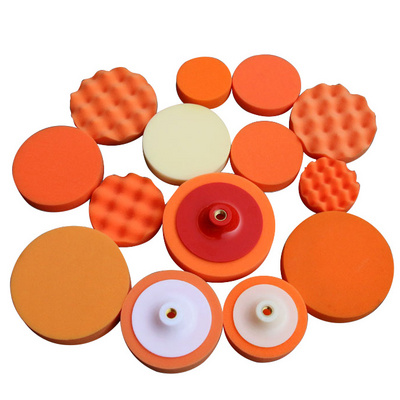 9pcs 2/3/7/6/5 inch Auto Car Polishing Sponge Wool Buffing/Buffer Waffle Pads/Pad Set Foam Wool Polishing Pad Kit For Automotive