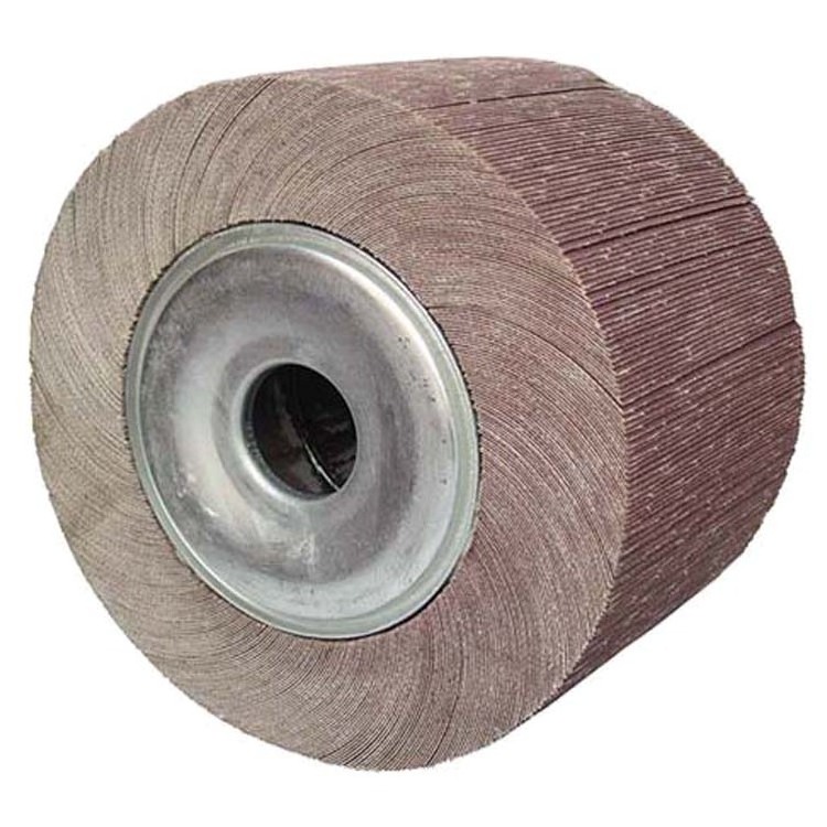 OEM Calcined Corundum  Silicon Carbide Surface Grinding  Flap Wheel for metal Sanding chuck Flap Wheel