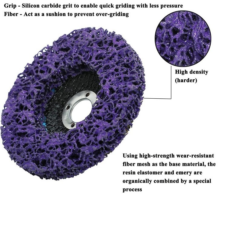 Ready to ship Professional blue paint rust easy ceramic disc depressed center type 27 stripping wheel for angle grinders