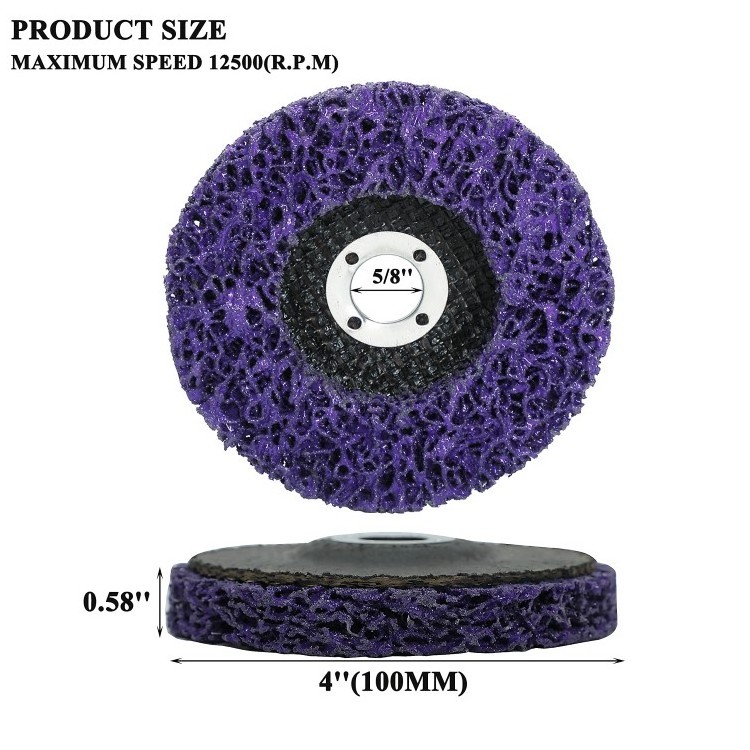 Ready to ship Professional blue paint rust easy ceramic disc depressed center type 27 stripping wheel for angle grinders