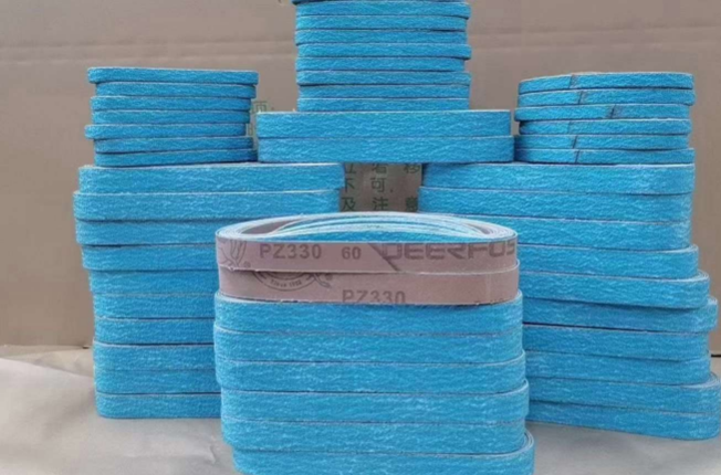 Professional Grade Sanding Belt: zirconium oxide for polishing ss arbide steel  titanium and cast aluminum