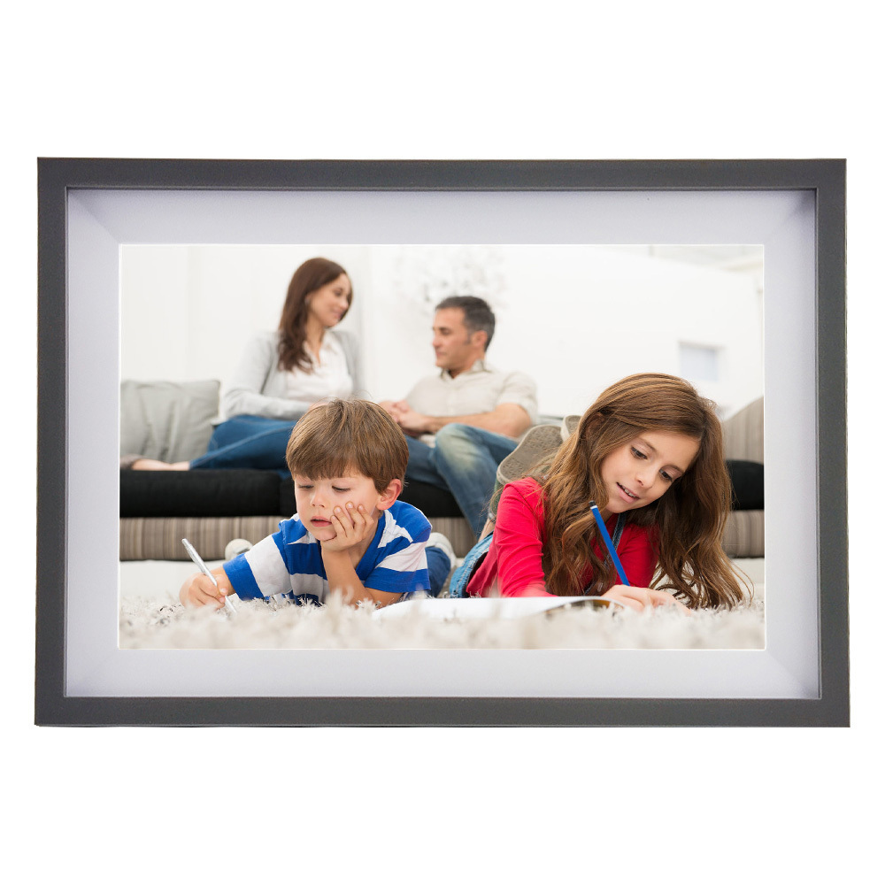 Abrui Display 15.6 Inch Wifi Touch Video Nft Digital Photo Picture Cuadros Bilderrahmen Lcd Cloud Frameo Digital Photo Frame