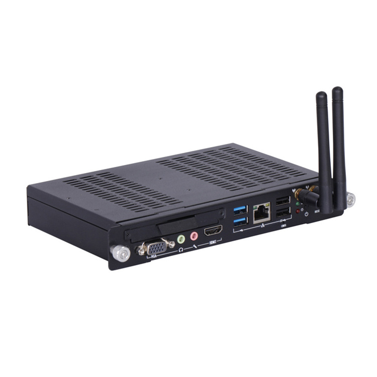 X86 Intel I3-6100U Dual Core I3 2.3GHz Fan mini PC with OPS for Electronic Whiteboard In School,Conference.