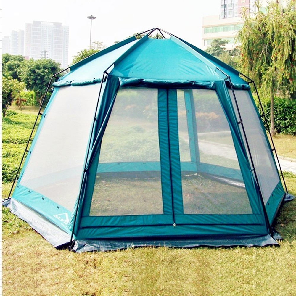 Portable mobile gazebo high quality hexagonal gazebo for outdoor