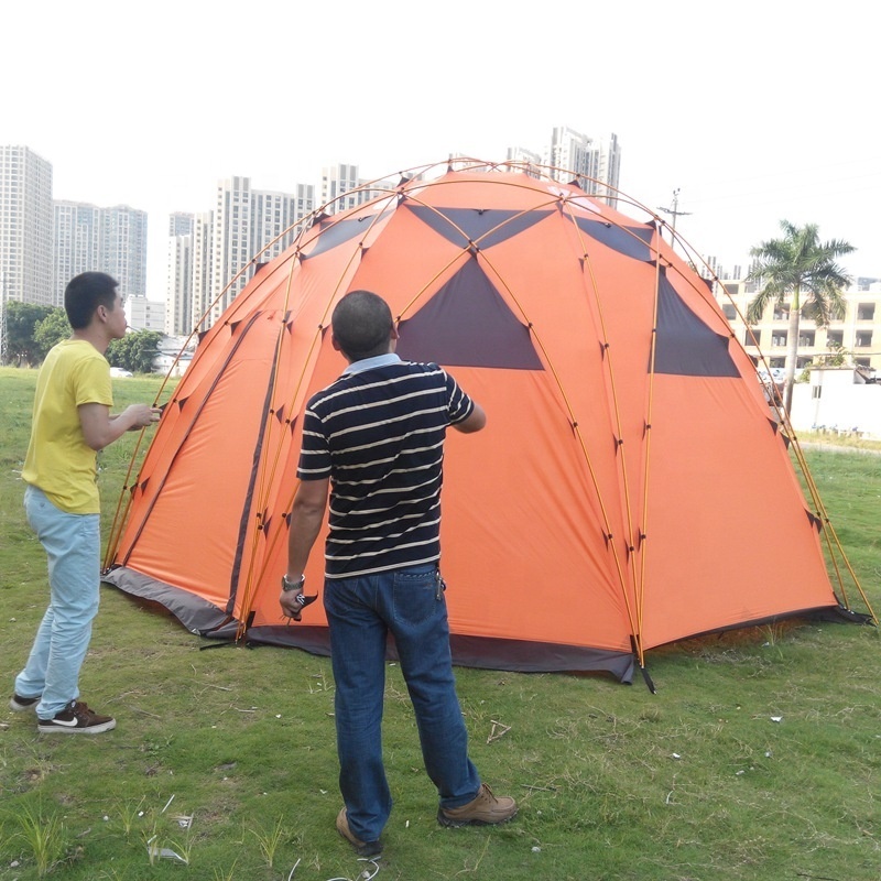 Dia. 5m  Igloo Geodesic dome tent, 10 man Large Round  Dome group Tent for Camper, Events