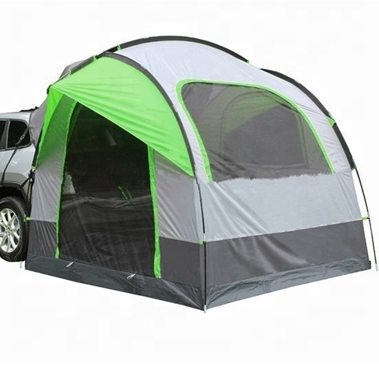 WZFQ Outdoor gear portable foldable connectable tailgate canopy camping car rear tent suv van awning tent for camping